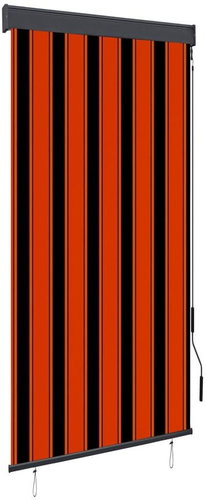 Outdoor roller blind 100 × 250 cm orange-brown - Roller Blind - Main image