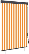 Outdoor roller blind 120 × 250 cm white-orange - Roller Blind