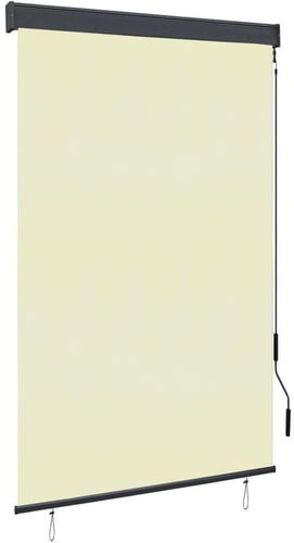 Outdoor roller blind 120 × 250 cm cream - Roller Blind - Main image