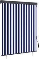 Outdoor roller blind 140 × 250 cm blue and white - Roller Blind