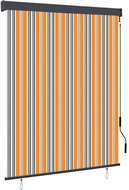 Outdoor roller blind 140 × 250 cm yellow-blue - Roller Blind