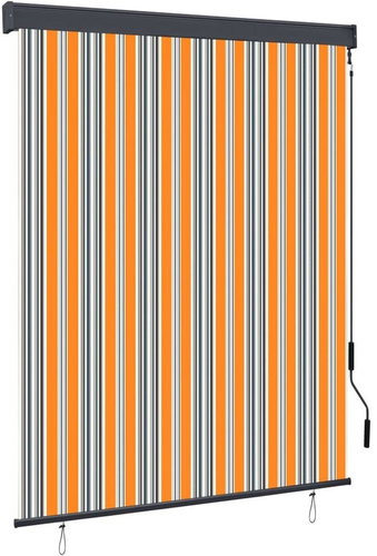 Outdoor roller blind 140 × 250 cm yellow-blue - Roller Blind - Main image