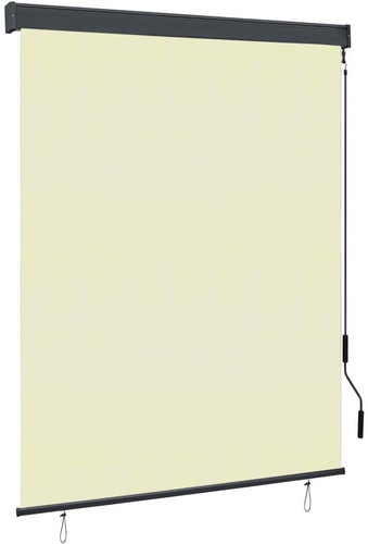 Outdoor roller blind 140 × 250 cm cream - Roller Blind - Main image
