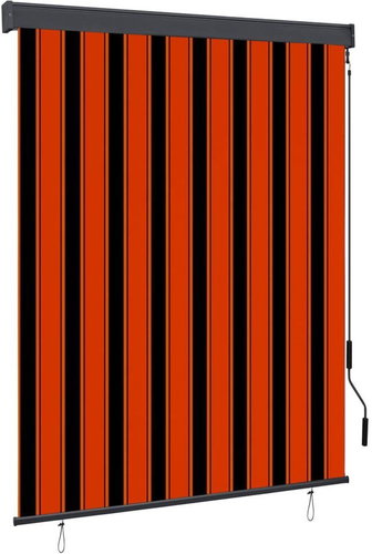 Outdoor roller blind 140 × 250 cm orange-brown - Roller Blind - Main image