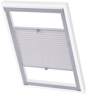 Pleated roller blind white 206 - Roller Blind