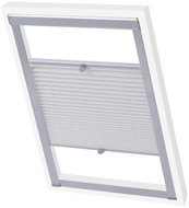 White pleated roller blind S08\608 - Roller Blind