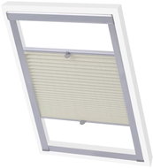 Pleated roller blind cream 102 - Roller Blind