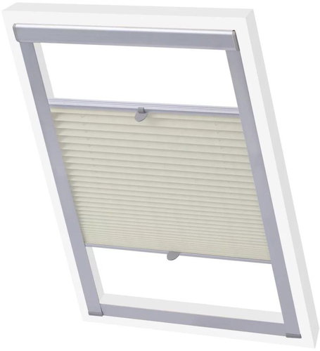Pleated roller blind cream 102 - Roller Blind - Main image
