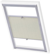 Pleated roller blind cream UK08 - Roller Blind