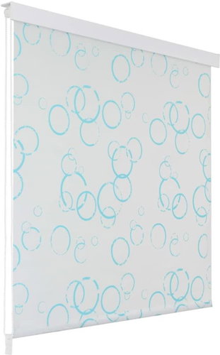 Shower roller blind 100 × 240 cm bubble pattern - Roller Blind - Main image