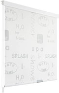 Shower roller blind 100 × 240 cm with "Splash" pattern - Roller Blind