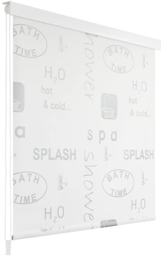 Shower roller blind 100 × 240 cm with "Splash" pattern - Roller Blind - Main image