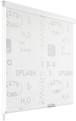 Shower roller blind 120 × 240 cm with "Splash" pattern - Roller Blind - Main image