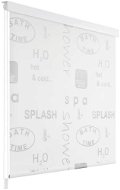 Shower roller blind 160 × 240 cm with "Splash" pattern - Roller Blind