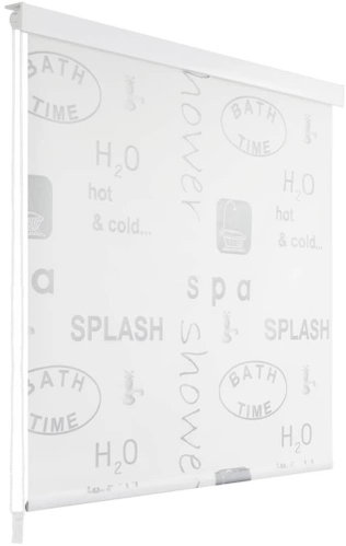 Shower roller blind 160 × 240 cm with "Splash" pattern - Roller Blind - Main image