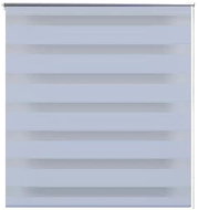 Roller blind day and night \ Zebra \ Twinroll 60x120 cm white - Roller Blind