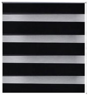 Roller blind day and night \ Zebra \ Twinroll 60x120 cm black - Roller Blind