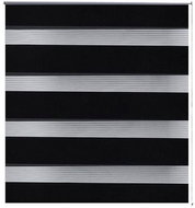 Roller blind day and night \ Zebra \ Twinroll 70x120 cm black - Roller Blind