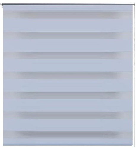 Roller blind day and night \ Zebra \ Twinroll 140x175 cm white - Roller Blind - Main image