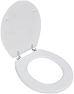 WC sedadlo MDF s vekom jednoduchý dizajn biele - WC doska