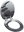 Toilet seat with slow folding function MDF stone motif