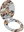 Toilet seat with slow folding function MDF pebble motif
