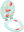 Toilet seat with slow folding function MDF flamingo motif