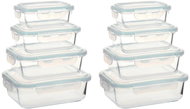Glass Cooking Jars with Lid 8 pieces - Storage Jar