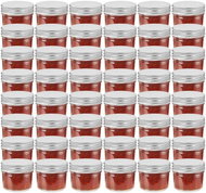 Cooking jars with silver lids 48 pcs 110 ml - Canning Jar