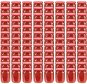 Zaváracie poháre s červenými viečkami 96 ks 230 ml - Zavárací pohár