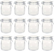 Glass Jars with Lever Cap 12 pcs 1l - Storage Jar