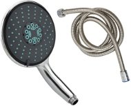 Multifunctional handheld shower head with 1.5m hose chrome - Shower Head