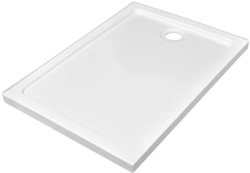 Rectangular shower tray ABS white 70 × 100 cm - Shower Tub - Main image