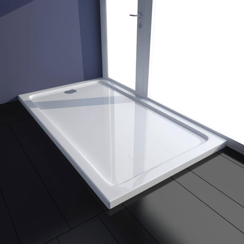 Rectangular shower tray ABS white 70 × 120 cm - Shower Tub - Main image