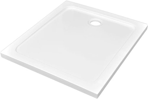 Rectangular shower tray ABS white 80×90 cm - Shower Tub - Main image