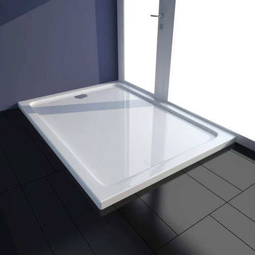 Rectangular shower tray ABS white 80 × 110 cm - Shower Tub - Main image
