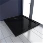 Obdélníková sprchová vanička ABS černá 80 × 90 cm - Sprchová vanička