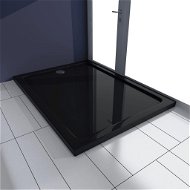 Obdélníková sprchová vanička ABS černá 80 × 110 cm - Sprchová vanička