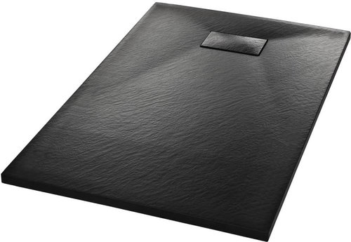 Shower tray SMC black 100 × 80 cm - Shower Tub - Main image