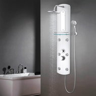 Shower panel 25 × 43 × 120 cm silver - Shower Screen