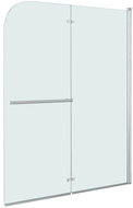 Folding shower enclosure with 2 panels ESG 95 × 140 cm - Shower Enclosure