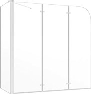 Sprchovací kút 120 × 69 × 130 cm tvrdené sklo priehľadný - Sprchový kút