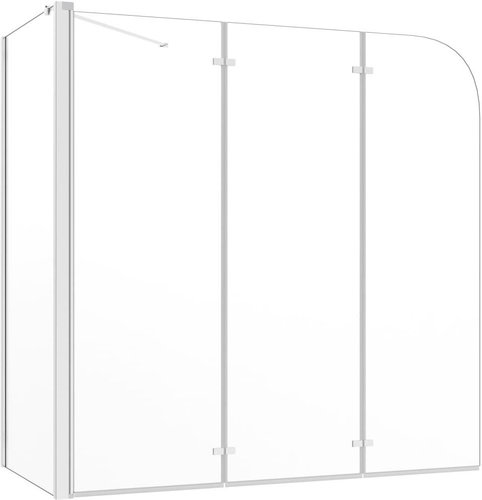 Shower enclosure 120 × 69 × 130 cm tempered glass transparent - Shower Enclosure - Main image