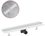 Shower trough with ventilation holes 63 × 14 cm Stainless steel - Shower Drain