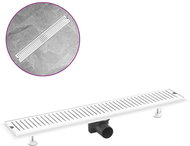 Shower trough with ventilation holes 73 × 14 cm Stainless steel - Shower Drain