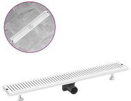 Shower trough with ventilation holes 83 × 14 cm Stainless steel - Shower Drain