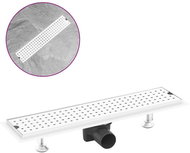 Shower trough perforated 53 × 14 cm stainless steel - Shower Drain