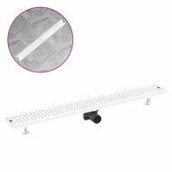 Shower trough perforated 93 × 14 cm stainless steel - Shower Drain