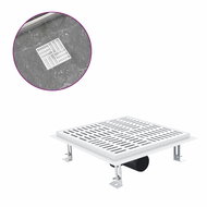 Shower inlet 25 × 25 cm stainless steel - Shower Drain