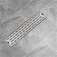 Straight shower drain 530x140 mm Stainless steel - Shower Drain
